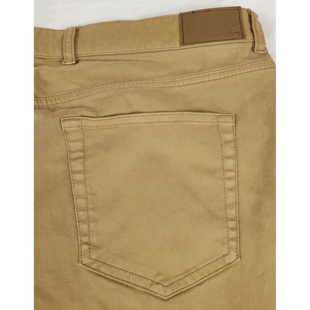 Peter Millar Signature Sateen Classic Fit Pants Tan Khaki 38x32 MF25B40FB Men's - Picture 5 of 9